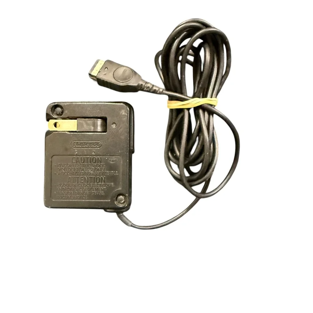 Nintendo AC Adapter AGS-002 Game Boy Advance SP DS Black Wall Charger Power Cord